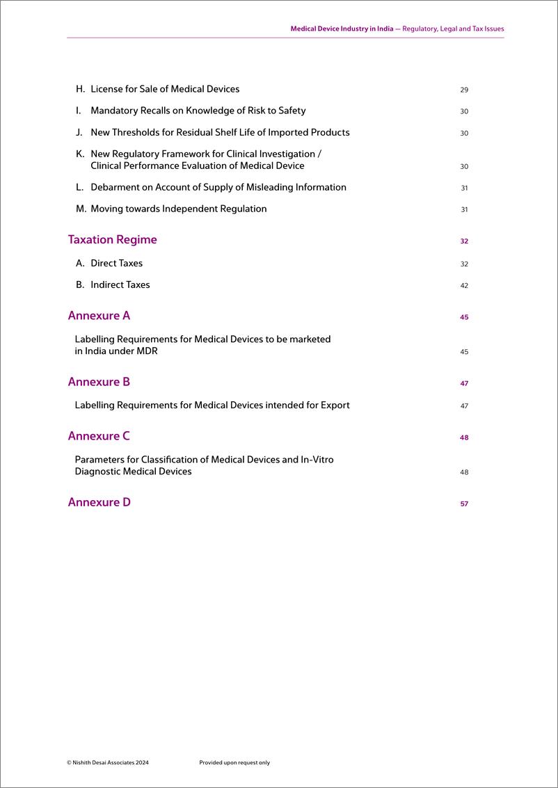 《NishithDesai-印度医疗器械行业-监管、法律和税务问题（英）-2024.8-68页》 - 第6页预览图