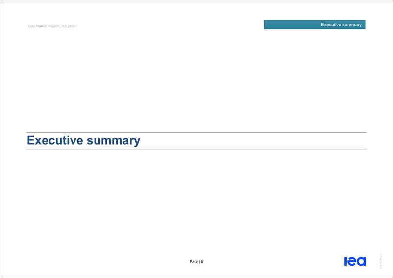 《国际能源署-2024年第三季度天然气市场报告（英）-2024.7-62页》 - 第5页预览图