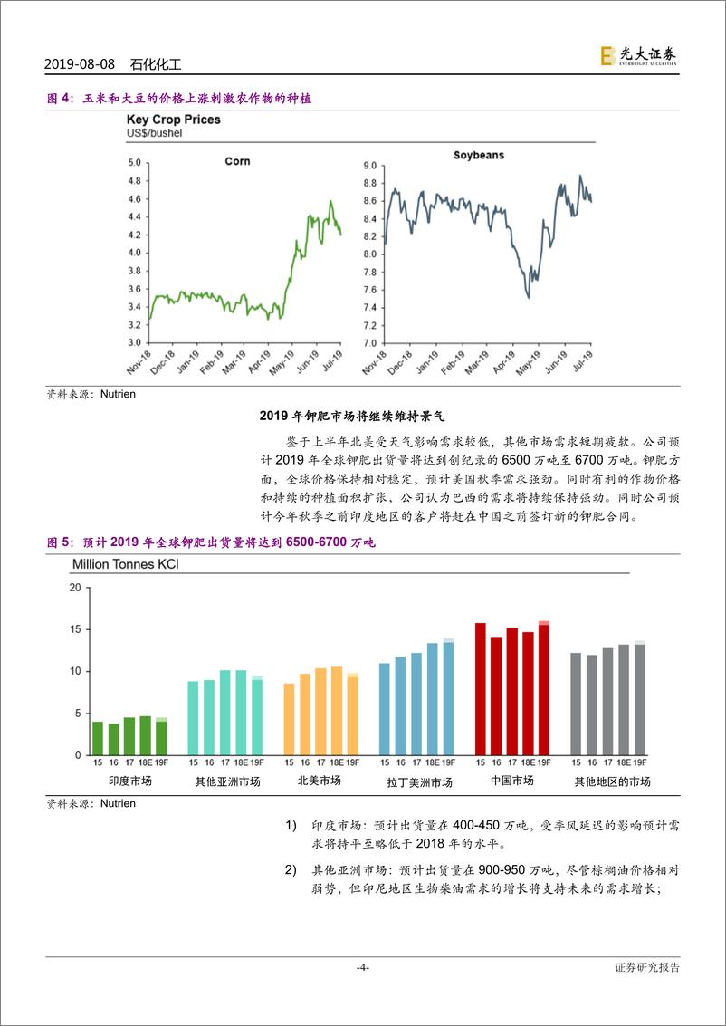 《海外石化化工行业龙头半年报系列之二：Nutrien，全球市场挑战不断，公司利润仍大幅增长-20190808-光大证券-10页》 - 第5页预览图