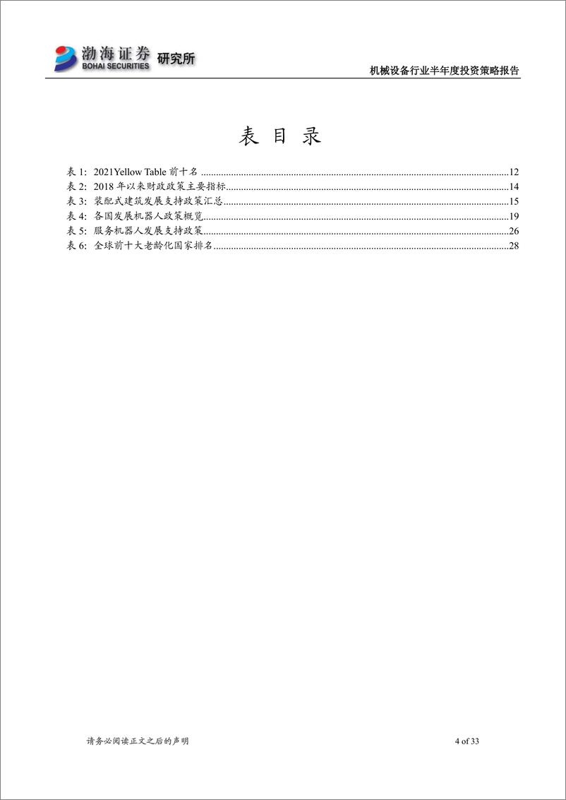 《机械设备行业2022年半年度投资策略报告：疫情防控常态化，关注稳增长下行业投资机会-20220607-渤海证券-33页》 - 第5页预览图