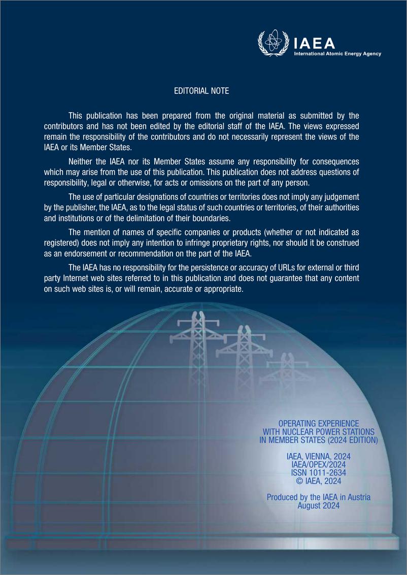 《2024年成员国核电站运行经验报告_英文版_》 - 第2页预览图