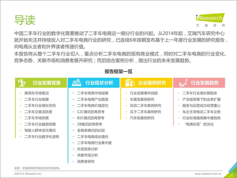 《艾瑞-2019年中国二手车电商行业研究报告-2019.5-51页》 - 第3页预览图