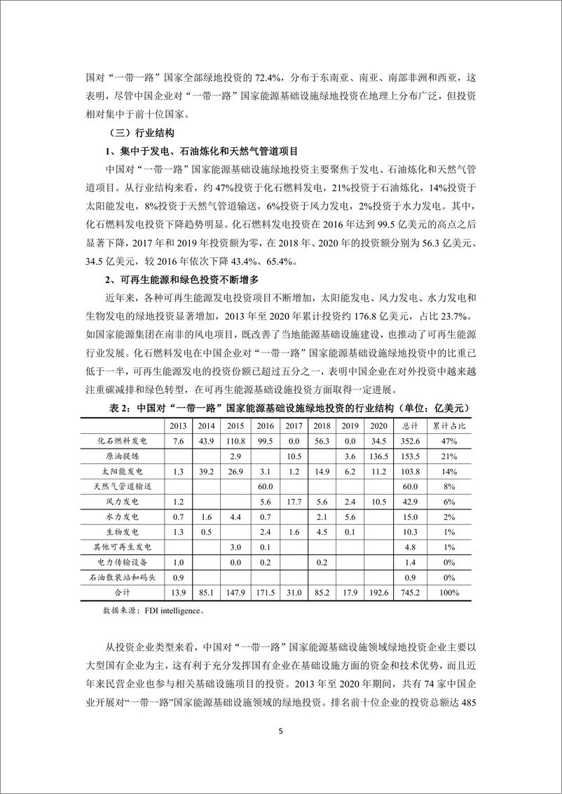 《社科院-中国对“一带一路”国家能源基础设施投融资的特征与风险-13页》 - 第6页预览图