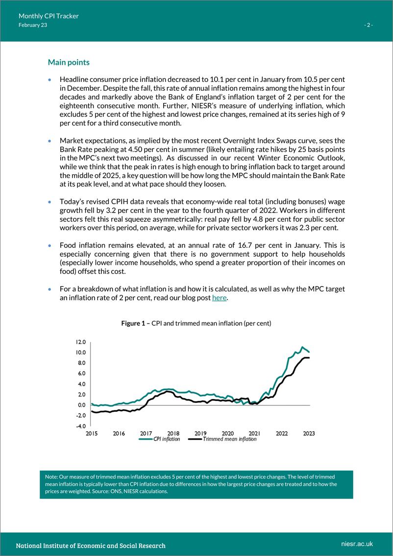 《国家经济和社会研究所-英国月度CPI跟踪器-1月份通货膨胀的温和下降掩盖了实际工资的严重下降（英）-2023.2-6页》 - 第3页预览图