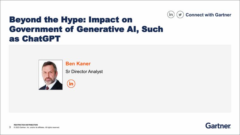 《【会议演讲PPPT】Gartner+生成式人工智能（如ChatGPT）对政府的影响-40页》 - 第4页预览图