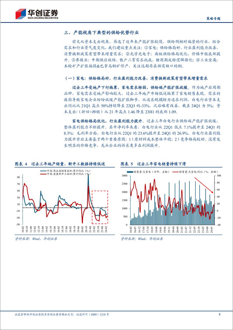 《【策略专题】供给侧框架系列1：从CapEx看产能约束-240606-华创证券-18页》 - 第8页预览图