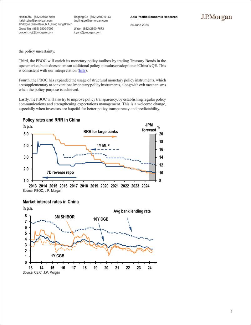 《JPMorgan Econ  FI-China Monetary policy stance and operational framework Take...-108831233》 - 第3页预览图