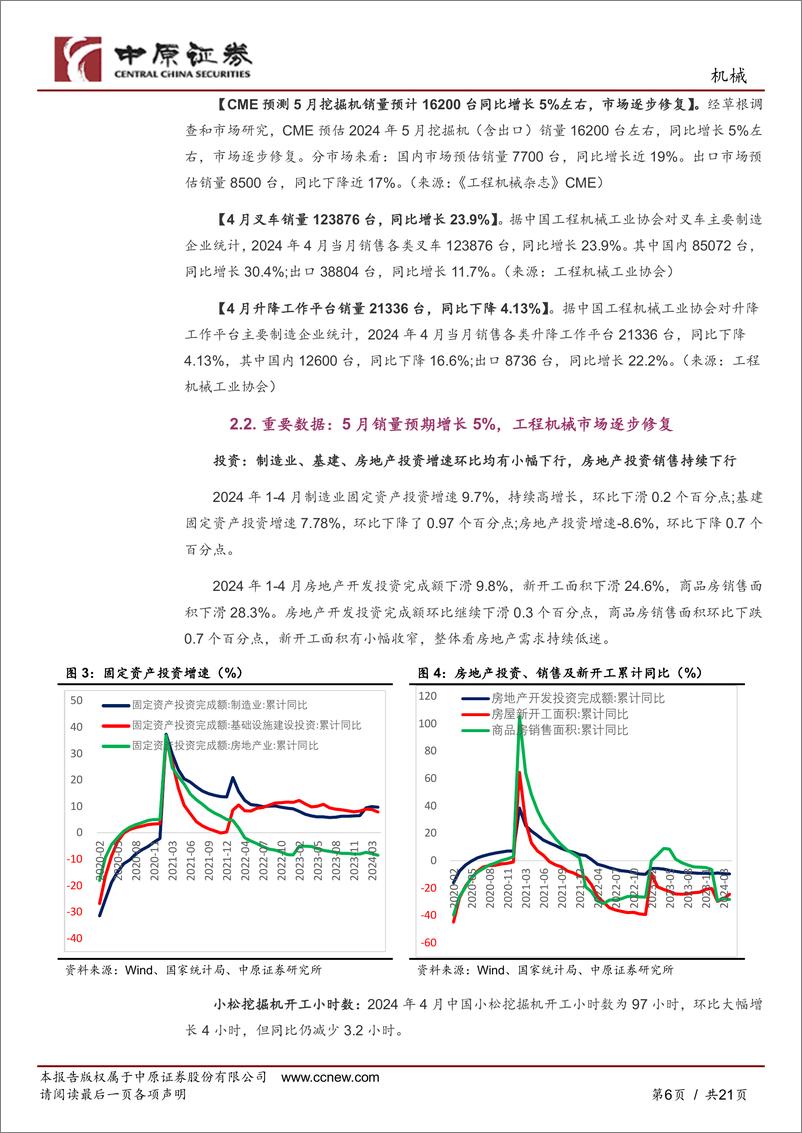 《机械行业月报：持续关注设备更新%2b出口产业链-240530-中原证券-21页》 - 第6页预览图