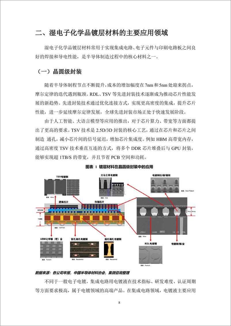 《中国功能型湿电子化学品镀层材料市场报告-39页》 - 第8页预览图