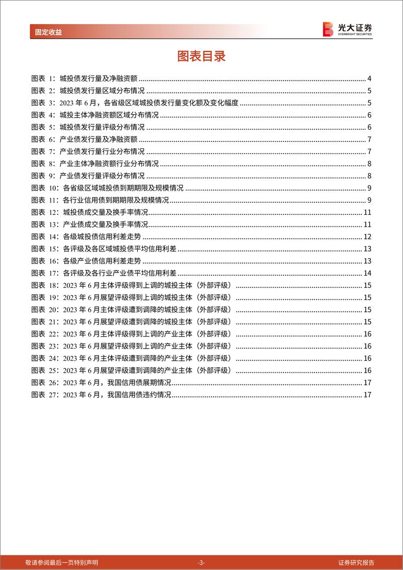 《信用债月度观察：城投债发行环比增长，信用利差小幅上升-20230718-光大证券-18页》 - 第4页预览图