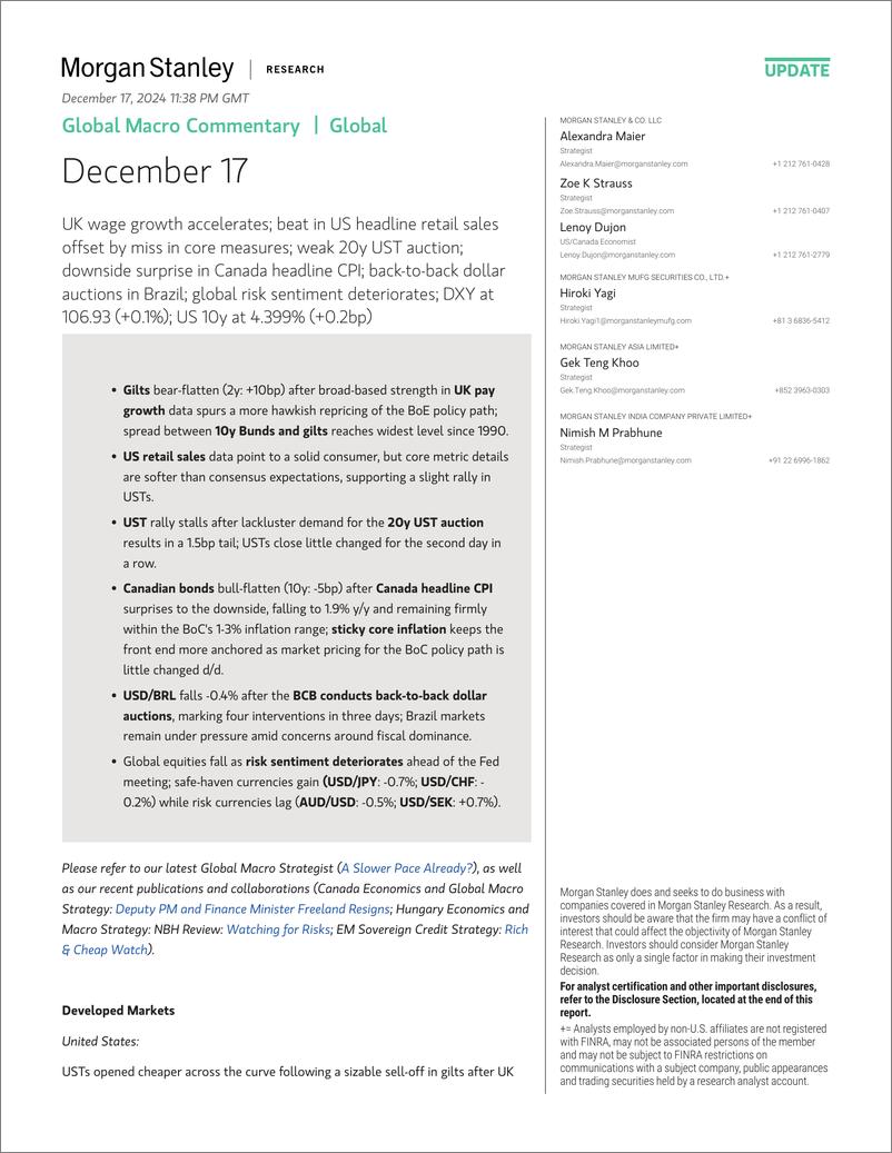 《Morgan Stanley Fixed-Global Macro Commentary December 17-112264895》 - 第1页预览图