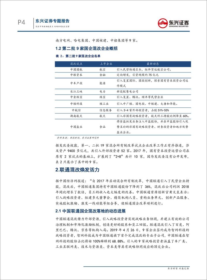 《国企混改专题报告系列一：混改市场激励成重点，战略协同效应显著-20190514-东兴证券-14页》 - 第5页预览图