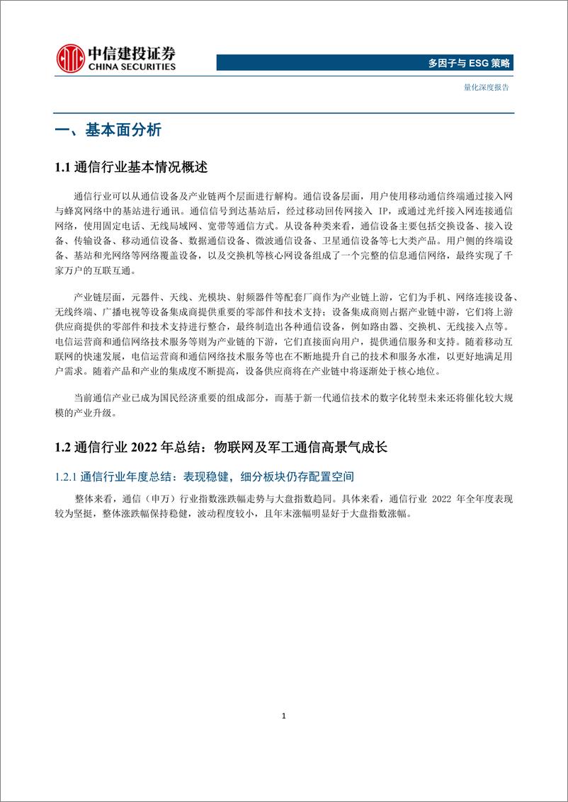 《多因子与ESG策略：广发国证通信ETF投资价值分析，深掘通信行业，践行数字经济之道-20230602-中信建投-29页》 - 第5页预览图