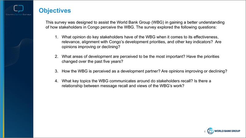 《世界银行-2023财年刚果共和国国家民意调查-Pulse报告（英）-30页》 - 第4页预览图