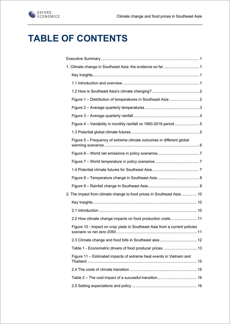 《牛津经济研究院-东南亚的气候变化和食品价格（英）-2022.3-32页》 - 第4页预览图