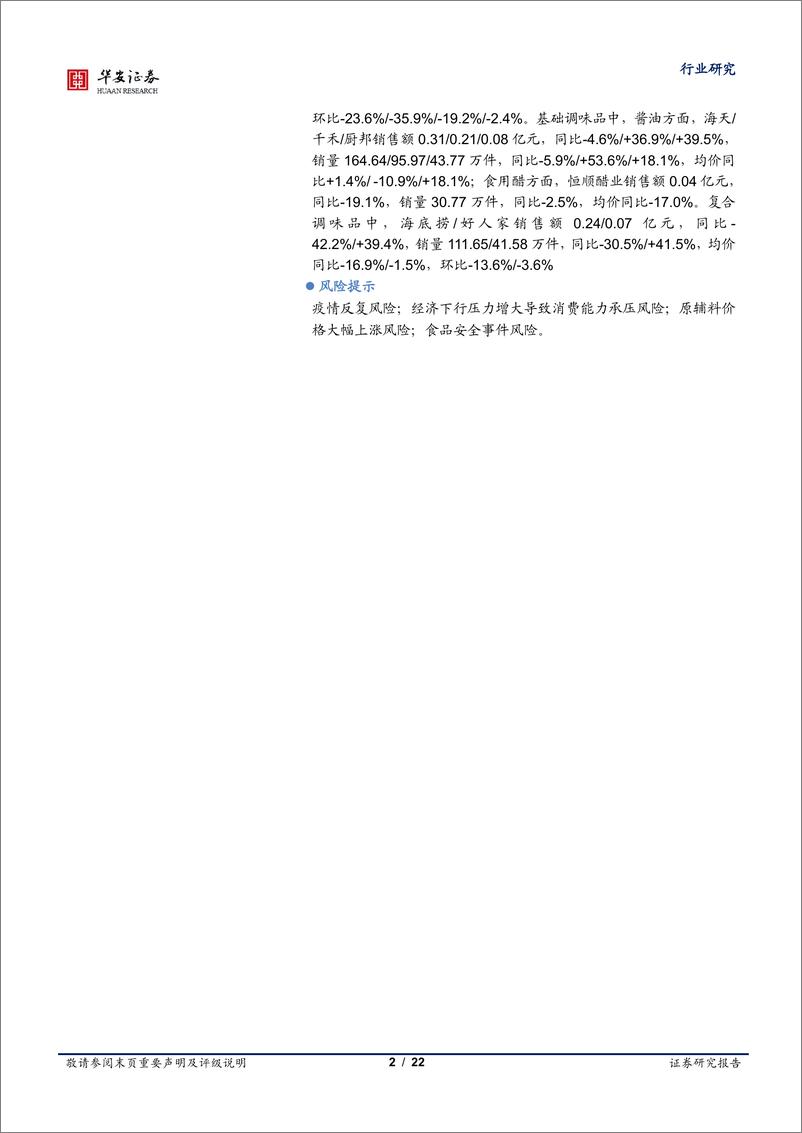 《食品饮料行业月报：2023年2月食品饮料线上销售月报-20230321-华安证券-22页》 - 第3页预览图