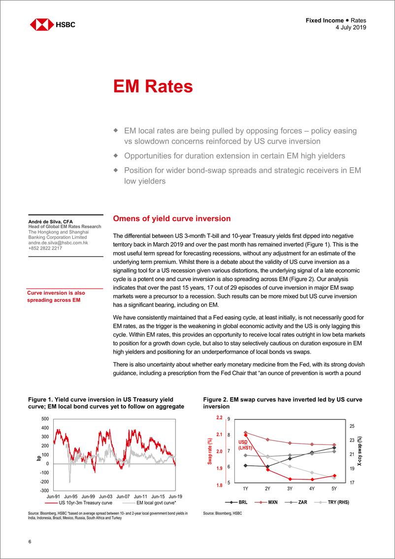 《汇丰银行-新兴市场-宏观策略-新兴市场利率：政策药丸vs传染反转-2019.7.4-44页》 - 第7页预览图