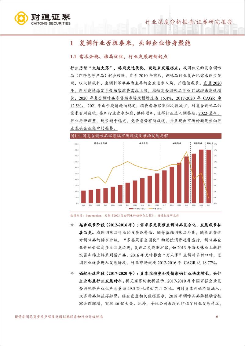 《复合调味品行业报告：否极泰来，星辰大海-240313-财通证券-37页》 - 第6页预览图