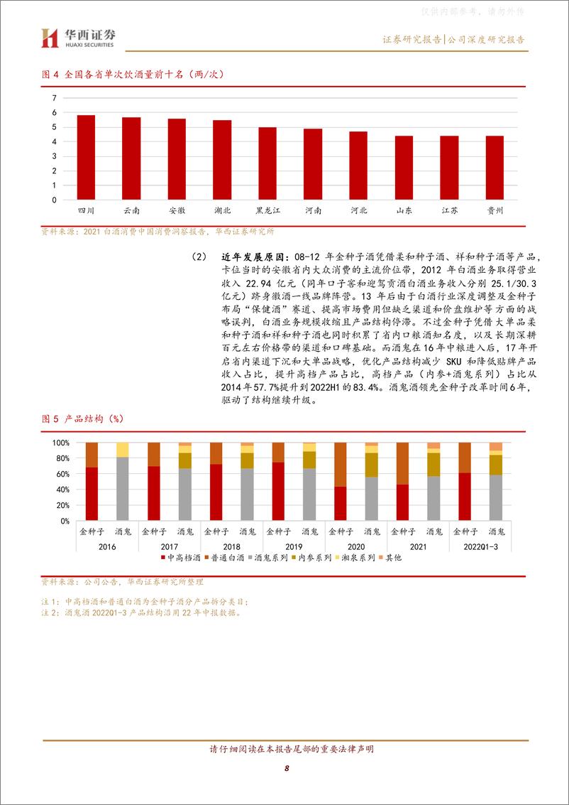 《华西证券-金种子酒(600199)华润白酒版图系列报告之二：同为央企管理，金种子或处5年前酒鬼起势时点-230327》 - 第8页预览图