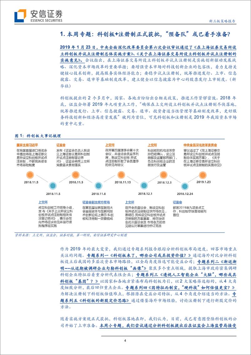 《新三板策略报告：“头等大事”正式获批，如何依新线索探“科创预备队”？-20190127-安信证券-24页》 - 第5页预览图