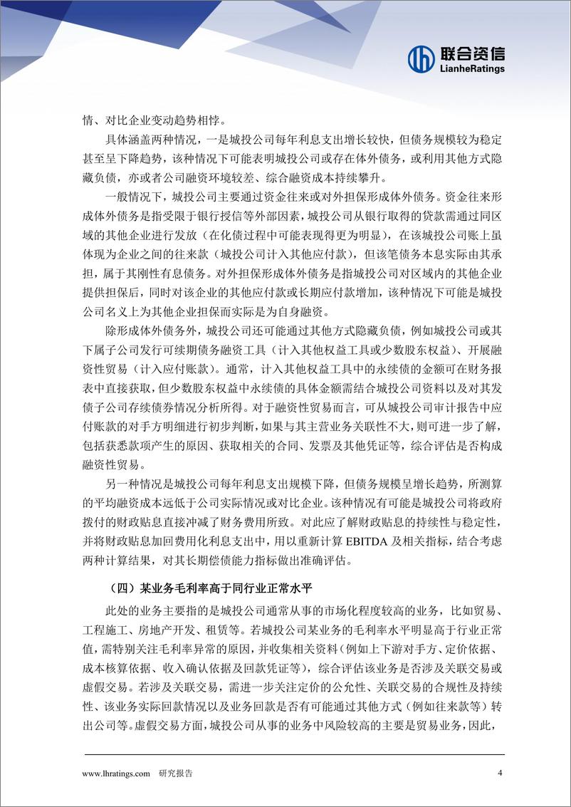 《透过审计报告和资产评估报告识别城投公司财务风险》 - 第4页预览图