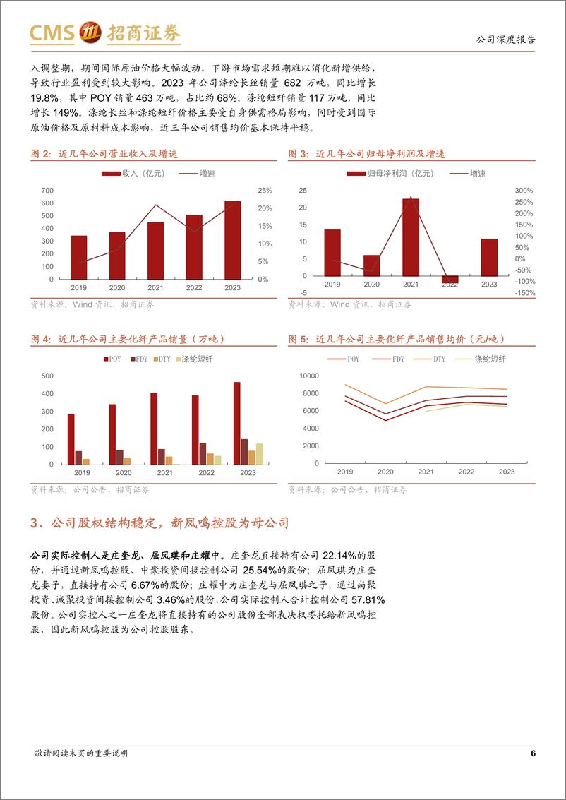 《新凤鸣(603225)国内聚酯纤维龙头企业，持续打造全产业链优势-241128-招商证券-22页》 - 第6页预览图