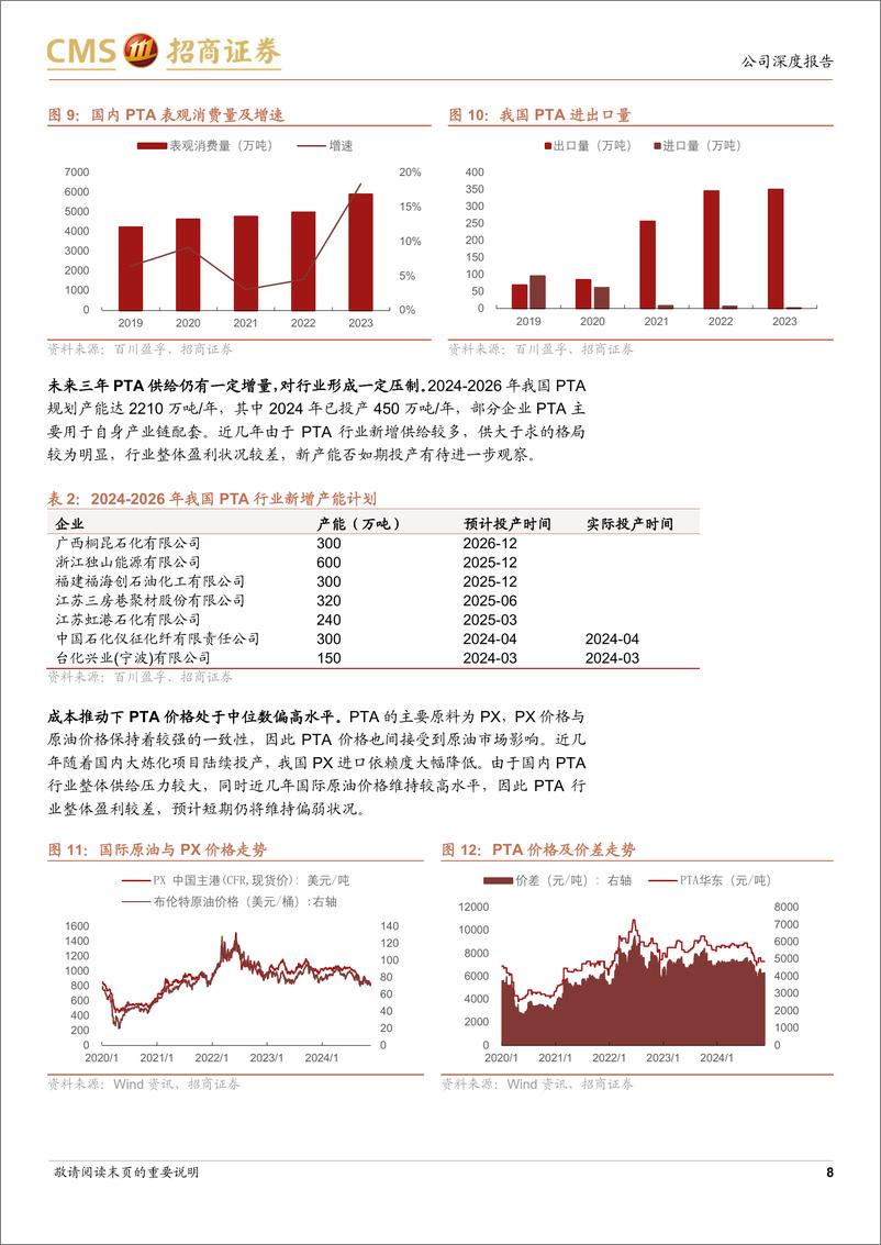 《新凤鸣(603225)国内聚酯纤维龙头企业，持续打造全产业链优势-241128-招商证券-22页》 - 第8页预览图