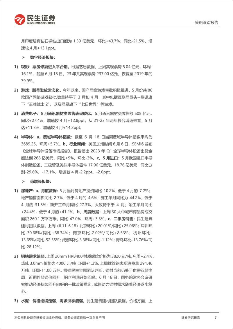 《行业信息跟踪：动力煤需求边际回升，三大航5月运营数据较优-20230620-民生证券-30页》 - 第8页预览图