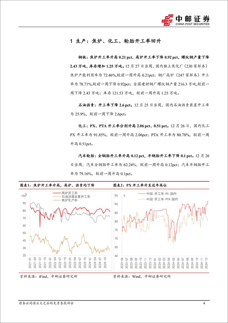 《高频数据跟踪：商品房成交边际改善，原油金属价格回升-241229-中邮证券-13页》 - 第4页预览图