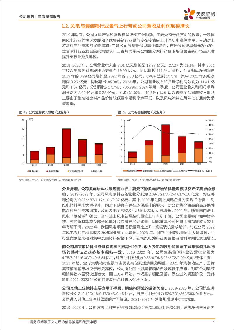 《天风证券-麦加芯彩-603062-风电叶片及集装箱涂料细分领域龙头》 - 第7页预览图