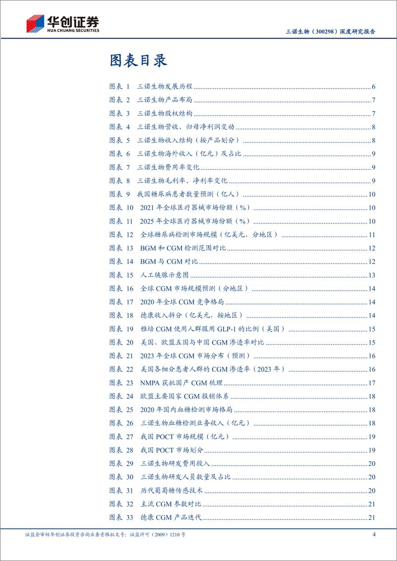 《三诺生物(300298)深度研究报告：CGM大有可为-240529-华创证券-29页》 - 第4页预览图