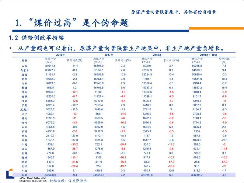 《煤炭行业投资策略：估值底，产能底，板块崛起-20191127-安信证券-39页》 - 第7页预览图