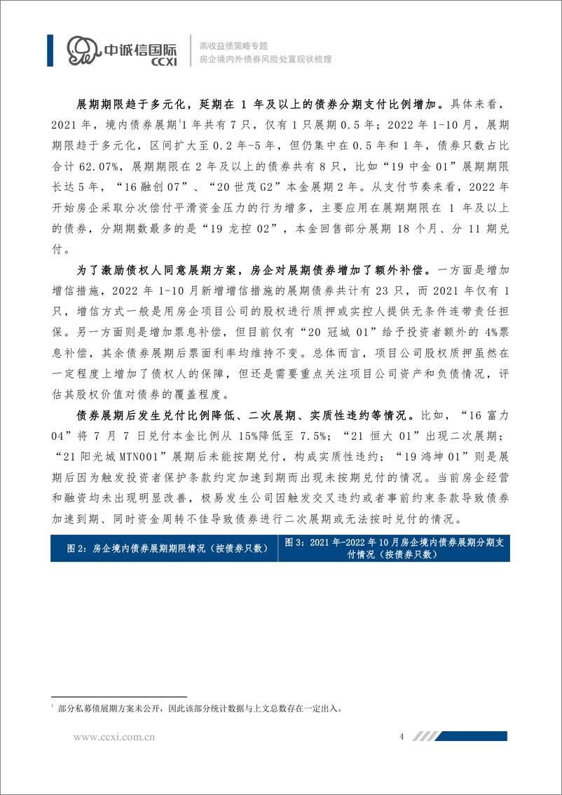 《中诚信-【高收益债策略专题】房企境内外债券风险处置现状梳理-15页》 - 第5页预览图