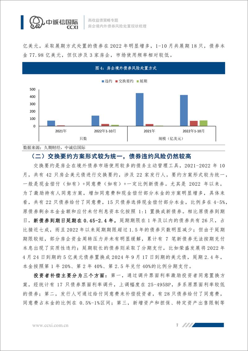 《中诚信-【高收益债策略专题】房企境内外债券风险处置现状梳理-15页》 - 第8页预览图