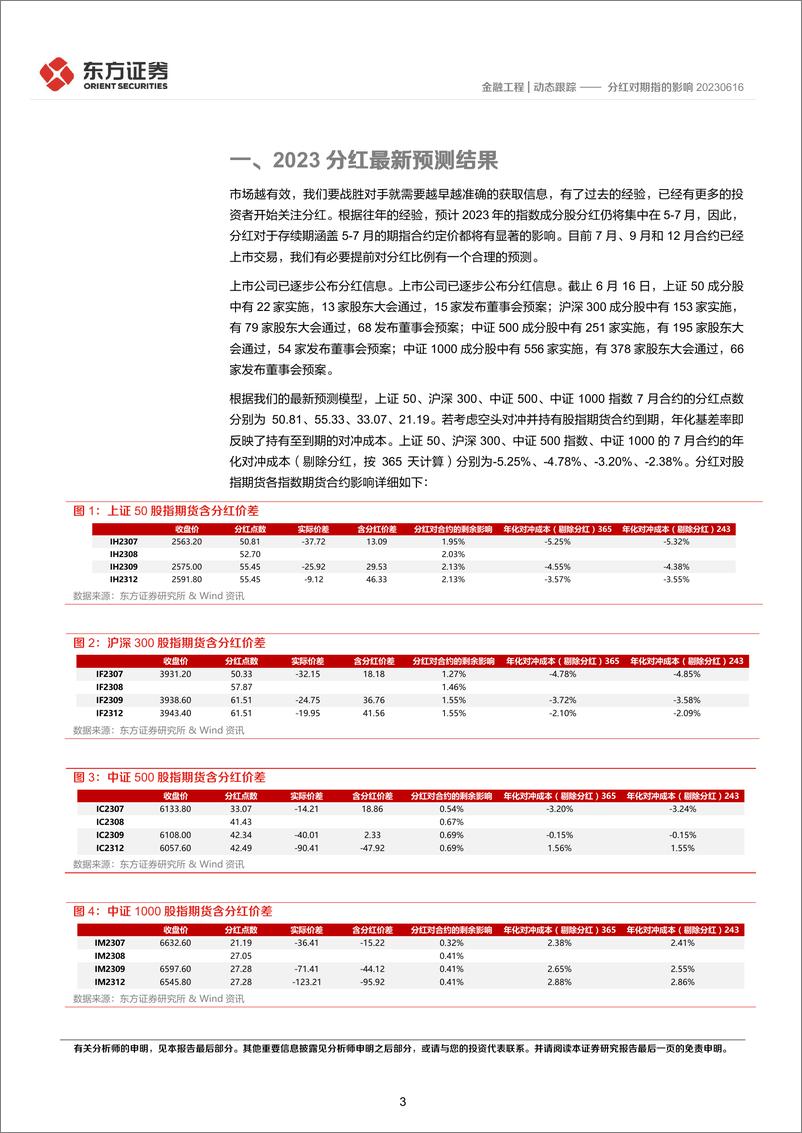 《分红对期指的影响-20230618-东方证券-16页》 - 第4页预览图