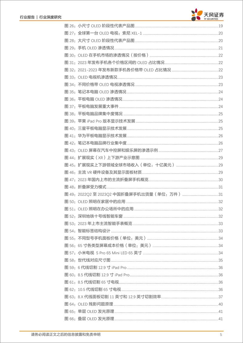 《深度报告-20240219-天风证券-化学制品行业深度研OLED-人机交互首选材向中大尺寸渗727mb》 - 第5页预览图