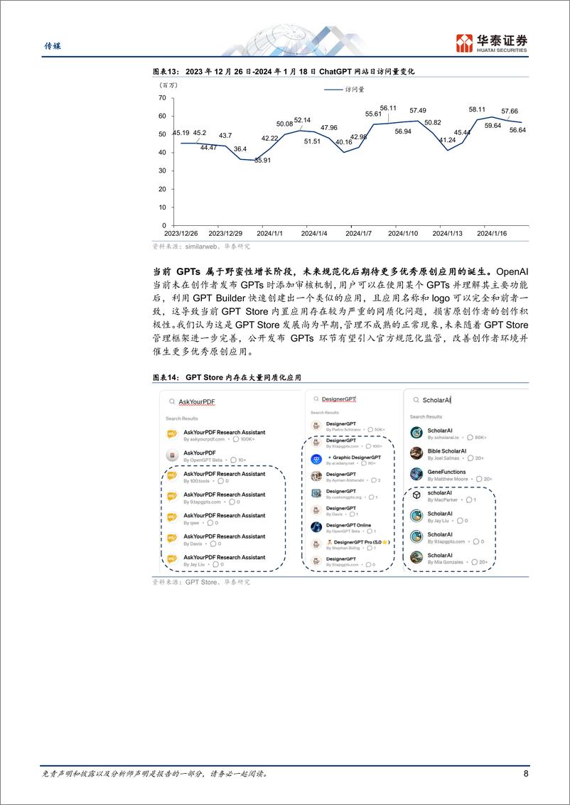 《传媒专题研究：GPT Store：全面拥抱GPTs新时代》 - 第8页预览图