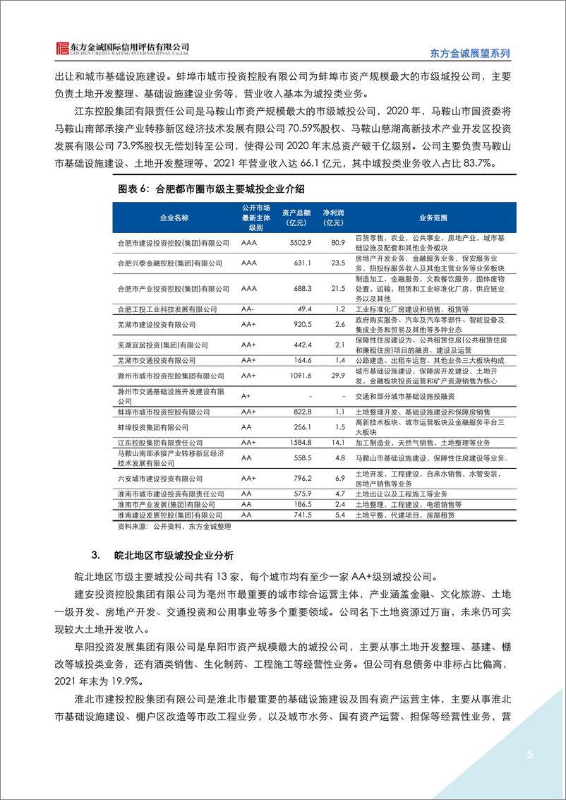 《东方金诚：展望系列——2023年安徽省城投公司信用风险展望-14页》 - 第6页预览图