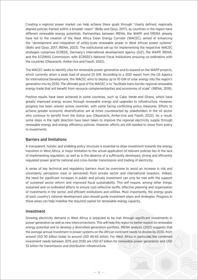 《IRENA-加大对西非可再生能源的投资（英）-2023-13页》 - 第6页预览图