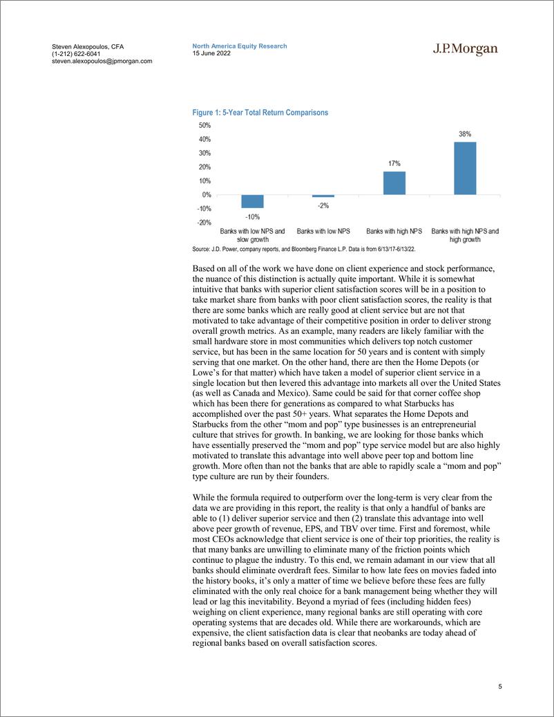 《J.P.摩根-美股银行业-美国中小盘银行赚钱策略更新：卓越的客户体验和强劲的增长历来能带来可观的表现-2022.6.15-44页》 - 第6页预览图