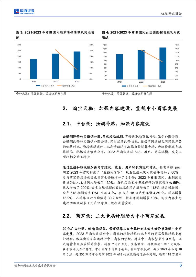 《电商行业海外行业动态研究：618电商复盘，低价与中小企业成争夺重点-20230706-国海证券-15页》 - 第7页预览图