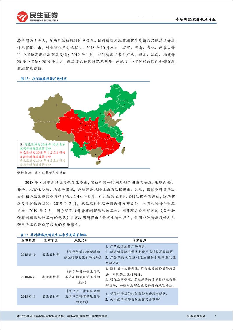 《农林牧渔行业专题研究：内生周期叠加猪肉替代，白羽鸡景气度有望维持高位-20191027-民生证券-18页》 - 第8页预览图