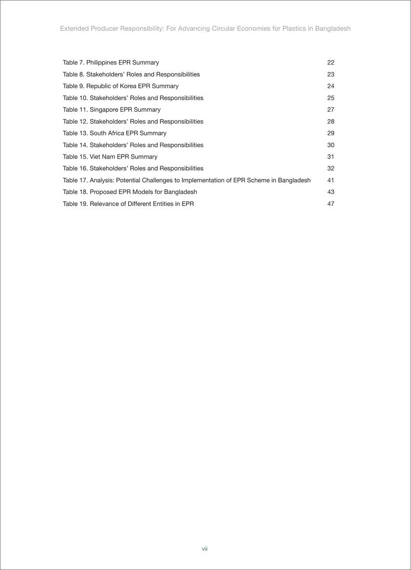 《世界银行-扩大生产者责任：推进孟加拉国塑料循环经济（英）-2025-80页》 - 第7页预览图