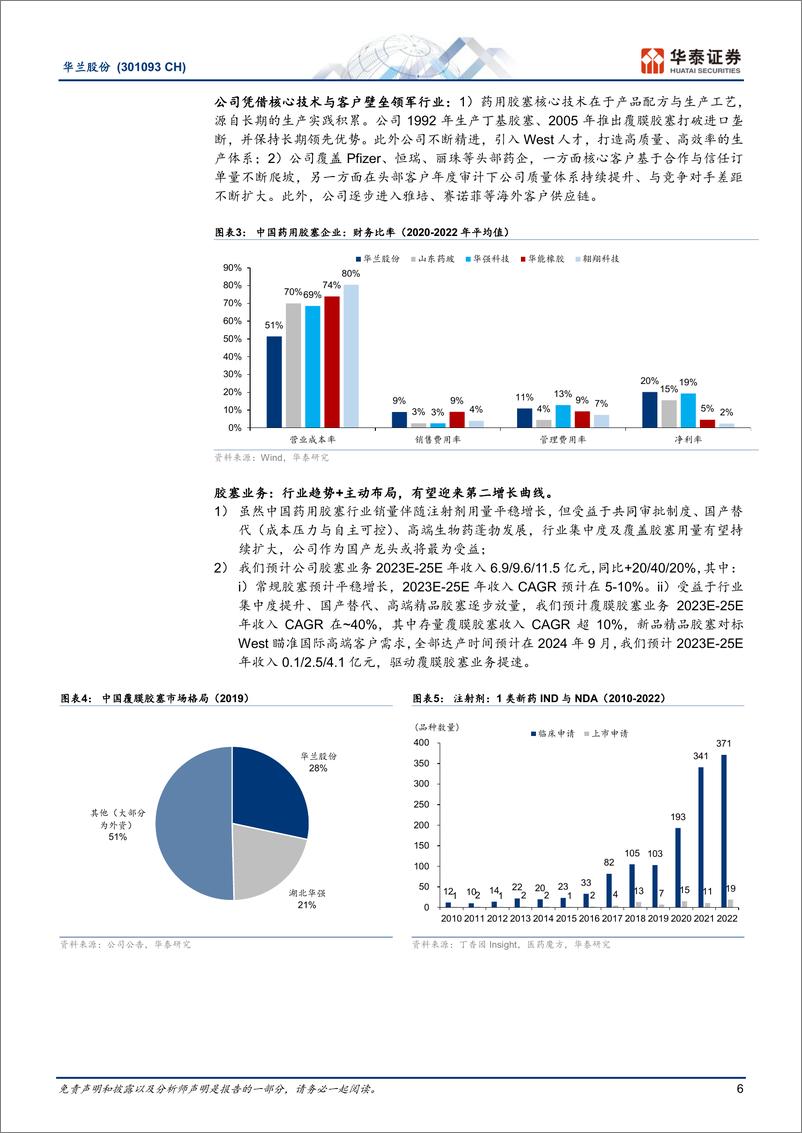 《华兰股份-301093-从药用胶塞龙头到药用封装领军者-20230608-华泰证券-36页》 - 第7页预览图