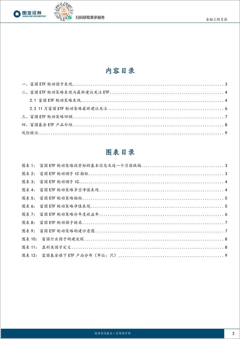 《ETF轮动策略跟踪：策略上月超额收益2.83%25，11月建议关注券商指数ETF-241106-国金证券-10页》 - 第2页预览图