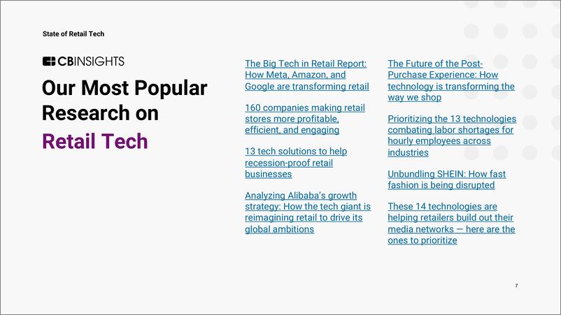 《CBInsights-2022年第三季度零售技术状况报告（英）-2022.10-137页》 - 第8页预览图
