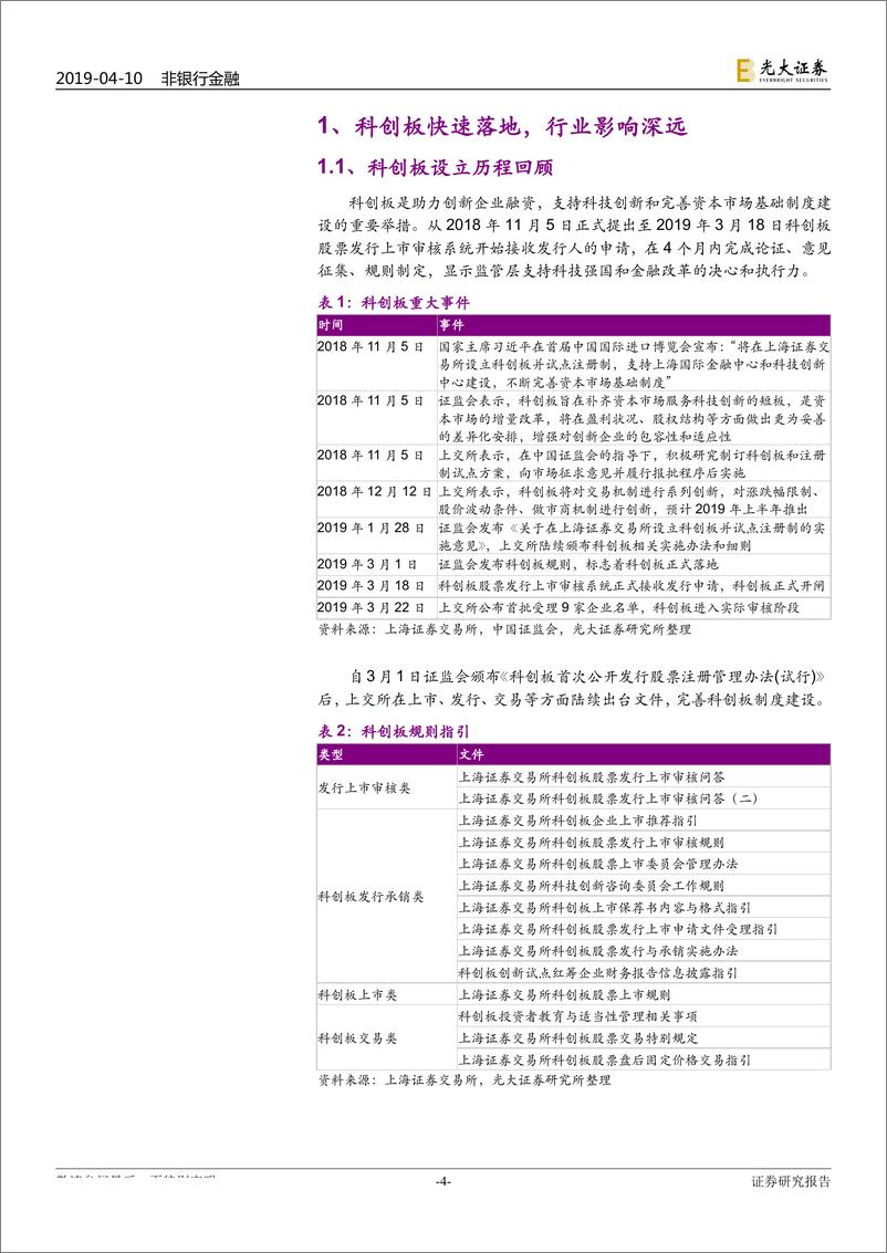 《非银行金融行业科创板专题报告：科创板国家战略，新经济跑马圈地-20190410-光大证券-28页》 - 第5页预览图