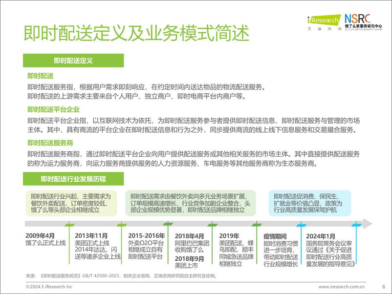 《iR-2024年中国即时物流行业研究报告-47页》 - 第6页预览图