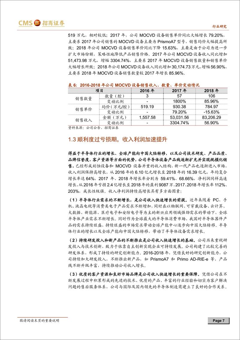 《机械行业科创板专题系列三：中微公司，国产半导体设备之光-20190407-招商证券-30页》 - 第8页预览图