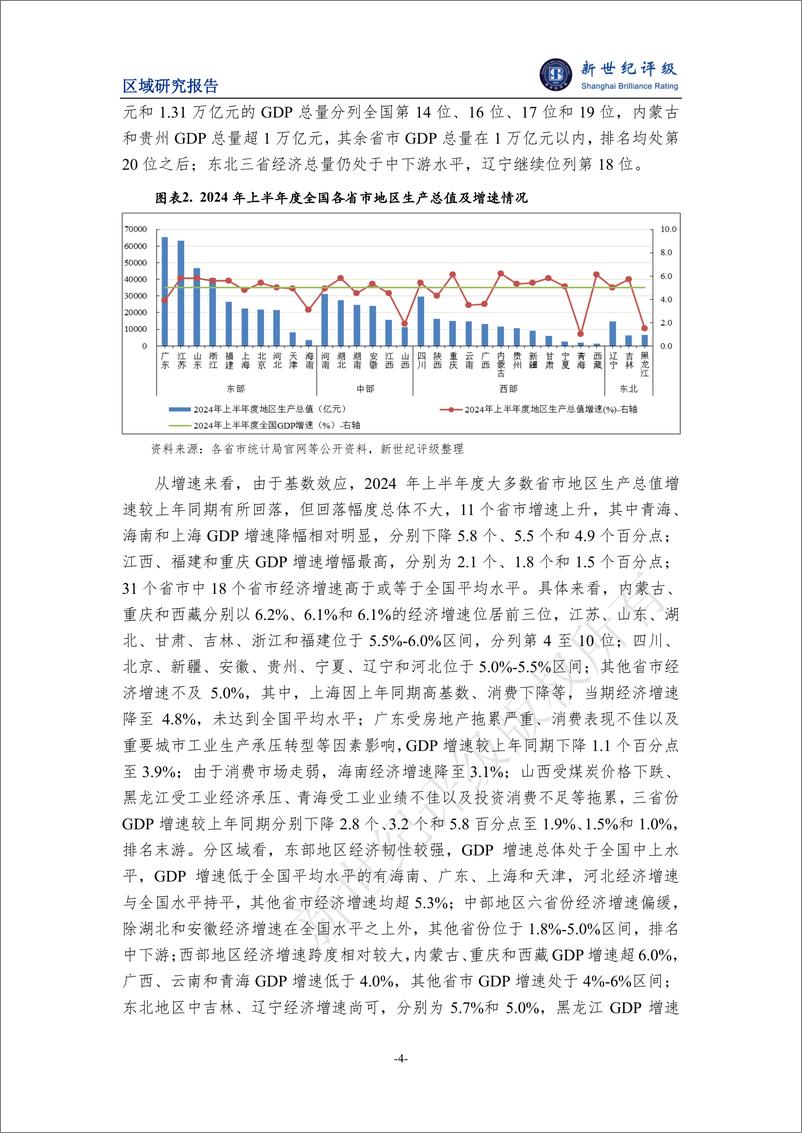 《2024年上半年度全国及各省市经济财政情况简析-13页》 - 第4页预览图